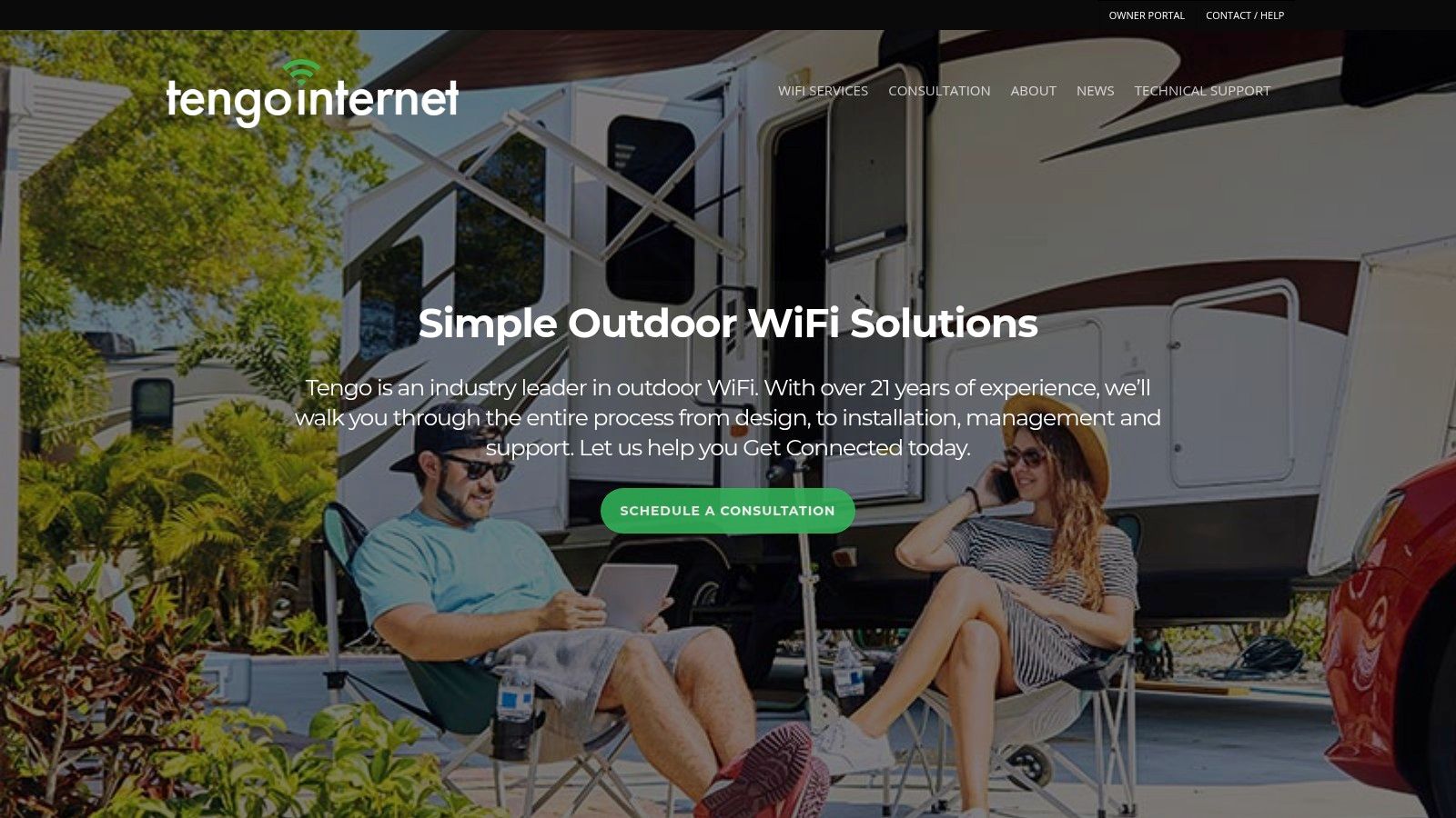Campground WiFi by TengoInternet