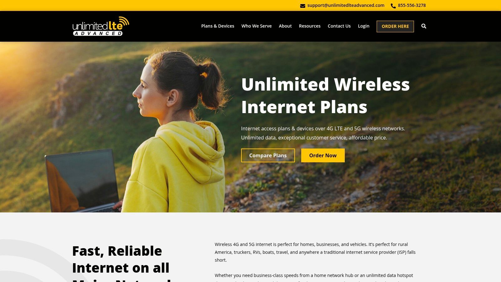 Unlimited LTE Advanced