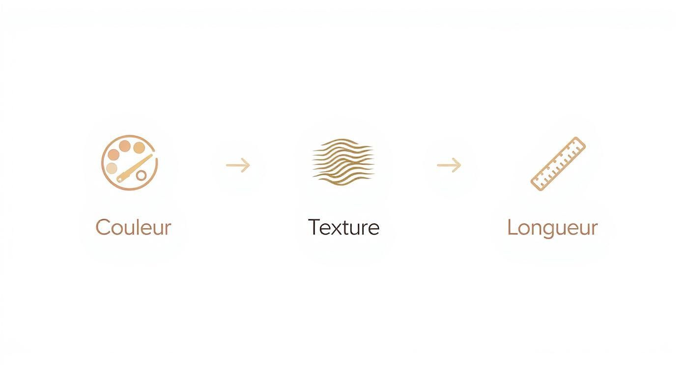 Infographic about extension a clip cheveux naturel