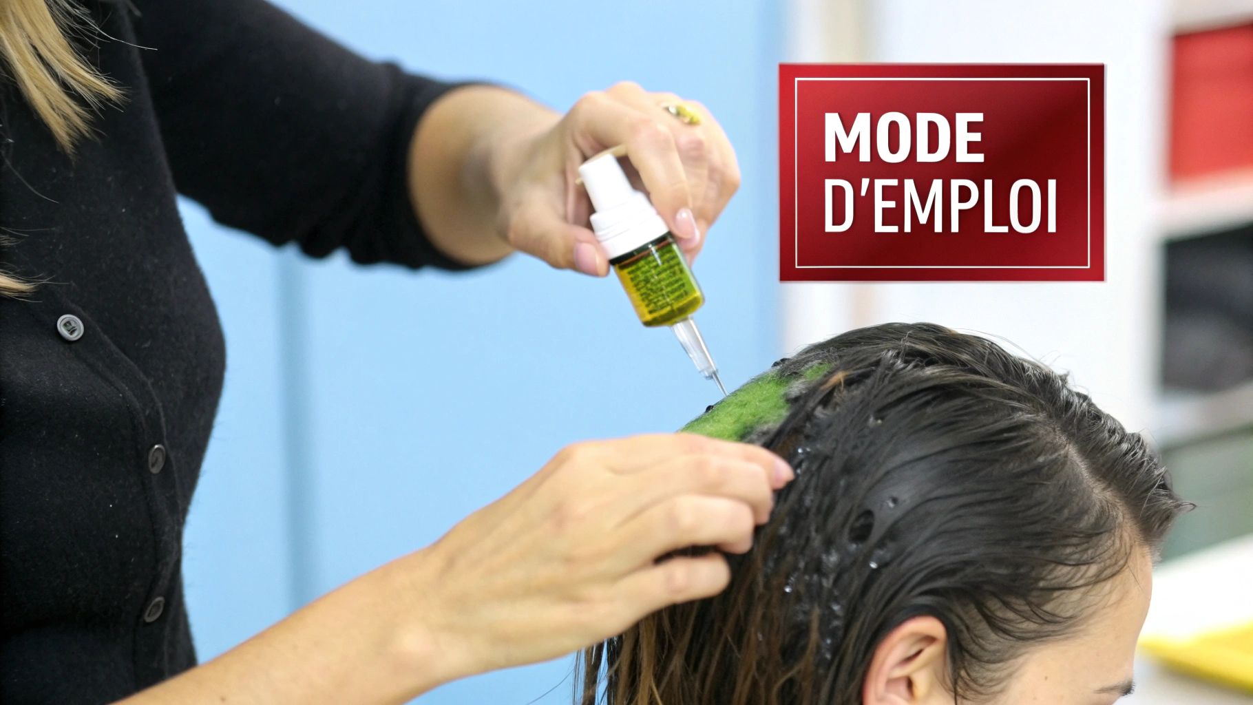 Une styliste Velvety en consultation personnalisée avec une cliente dans le salon parisien