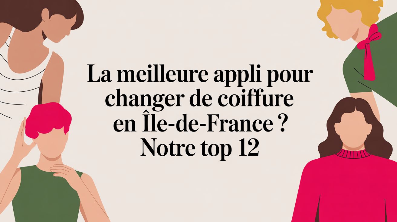 La meilleure appli pour changer de coiffure en Île-de-France ? Notre top 12