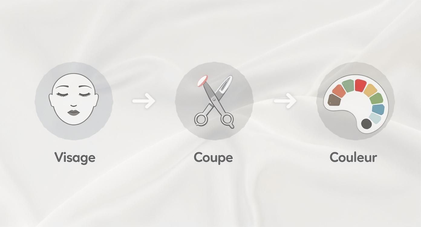 Infographic about perruque cheveux bouclés