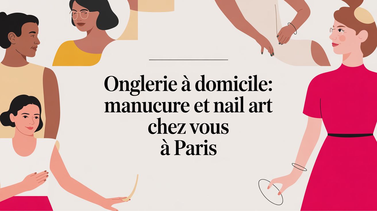 Onglerie à domicile : manucure et nail art chez vous en Île-de-France