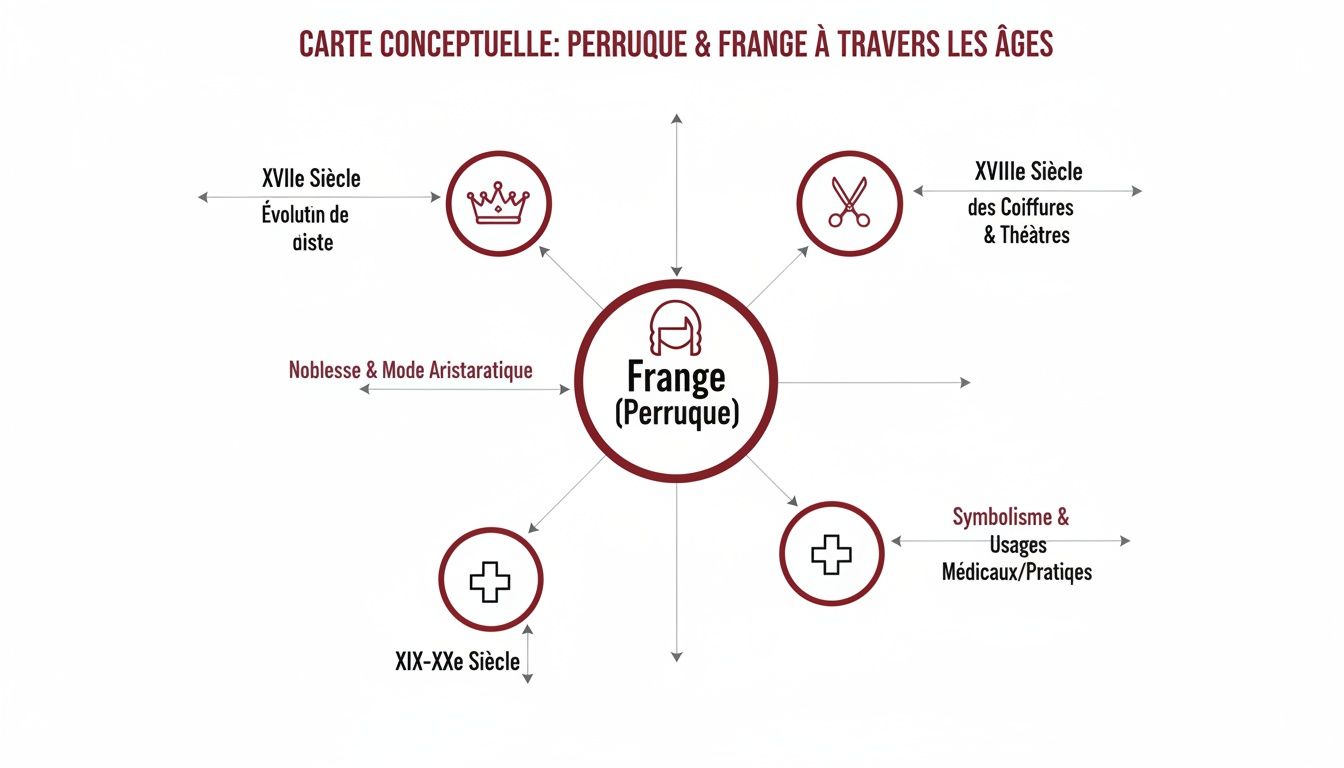 Infographic about perruque avec frange