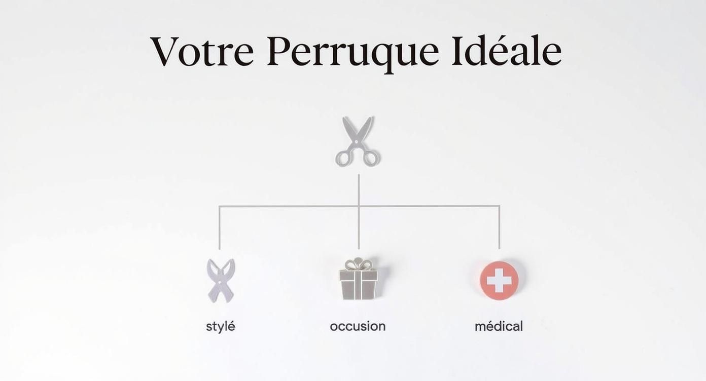 Infographic about perruques cheveux humain