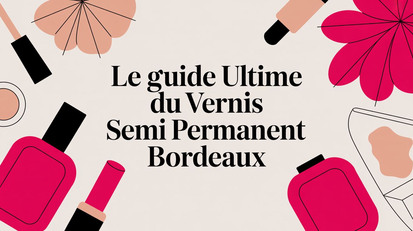 Guide ultime du vernis semi-permanent bordeaux en Île-de-France