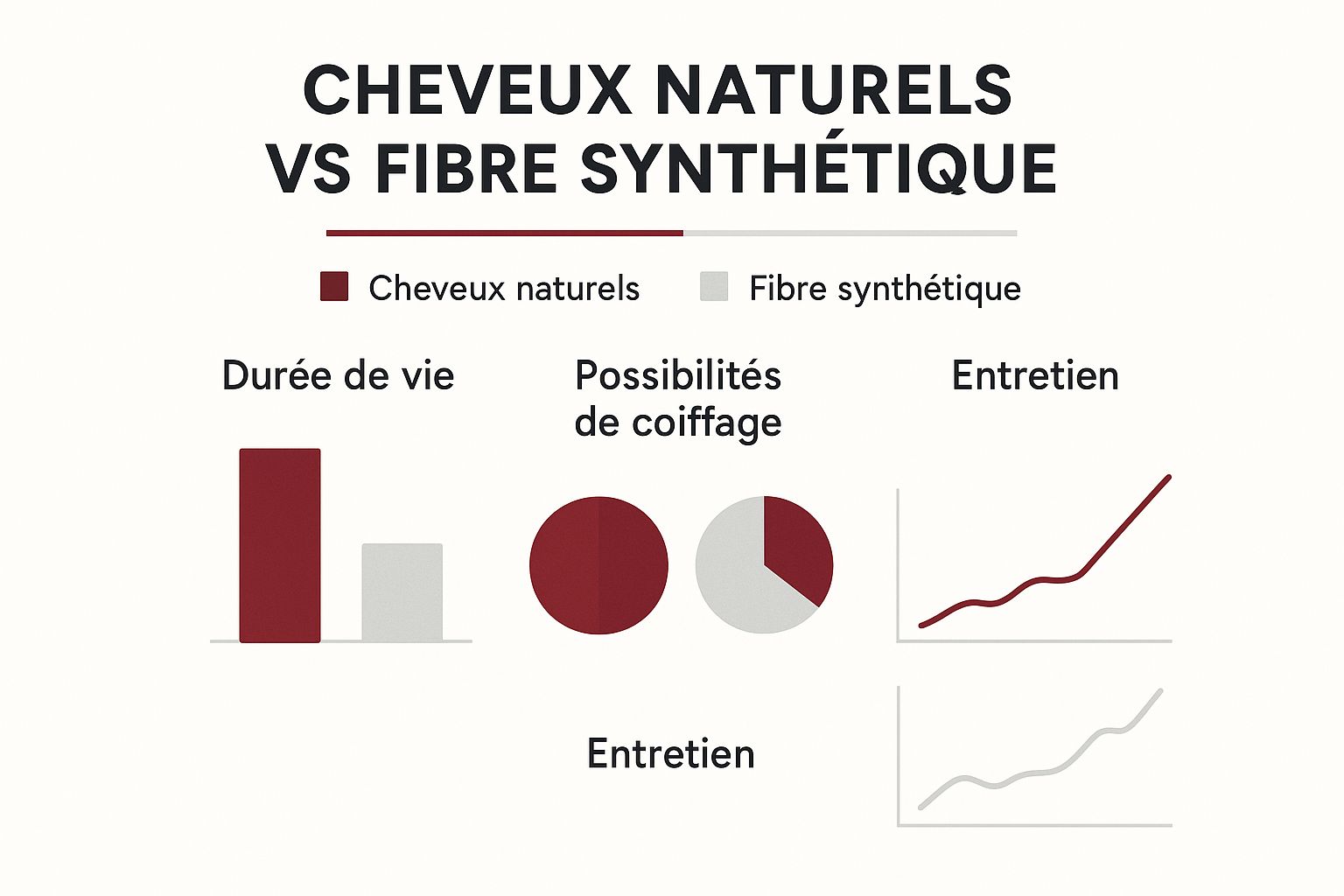 Infographic about prix d une perruque