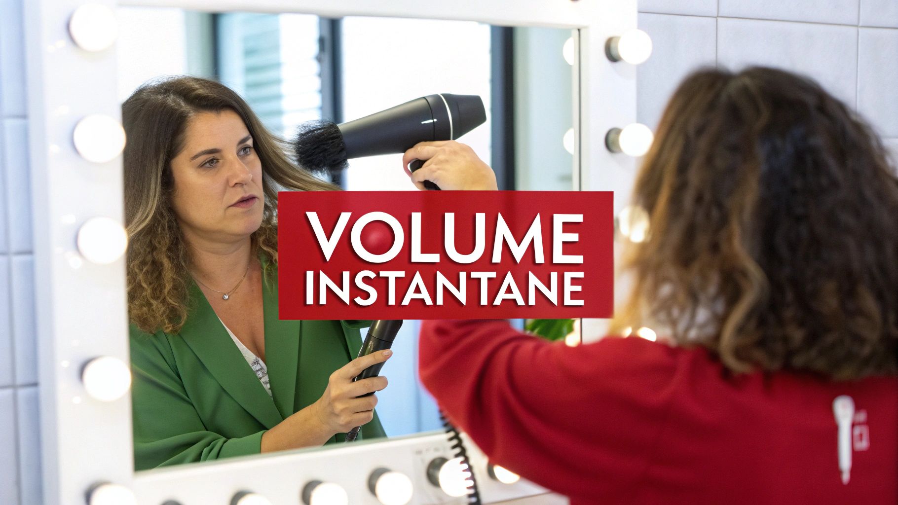 Femme discutant avec une styliste dans un salon Velvety Paris