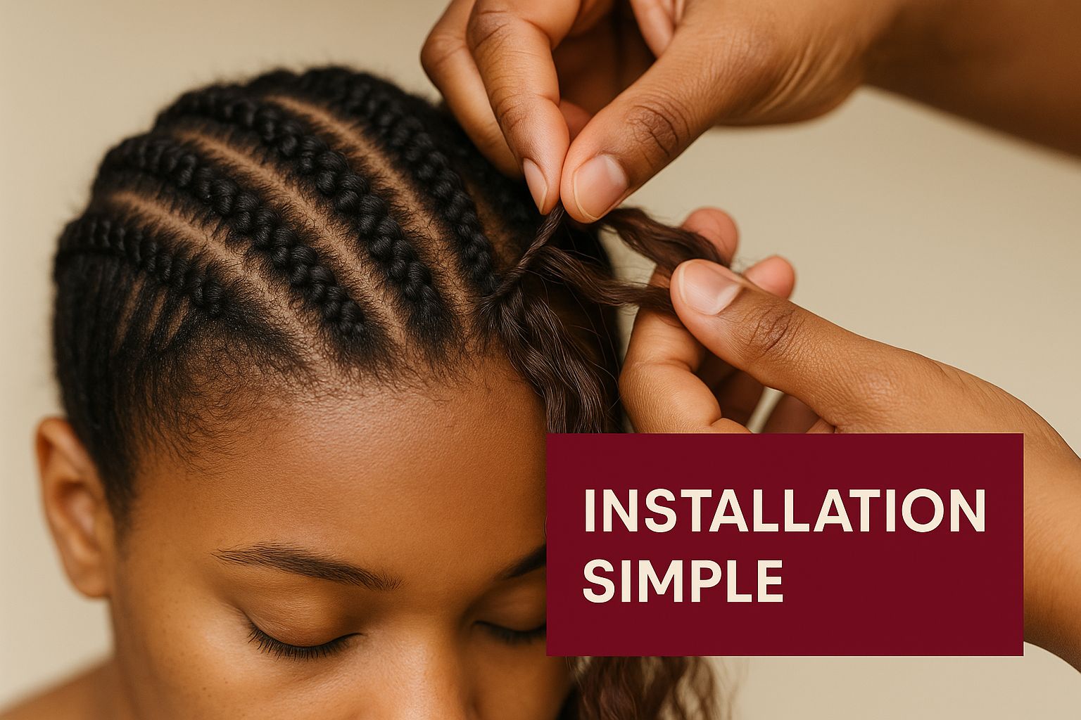 Infographic about cheveux extension tissage