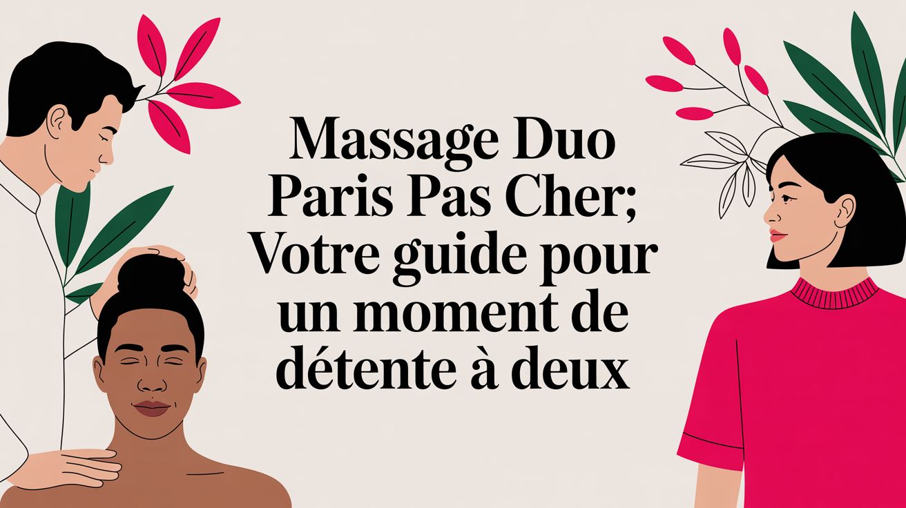 Massage duo Paris pas cher : le guide pour un moment de détente à deux