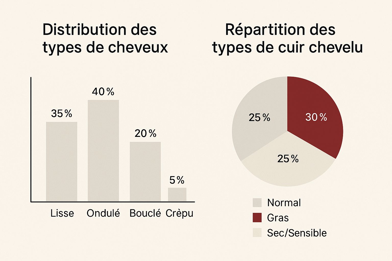 Infographic about comment choisir son shampoing