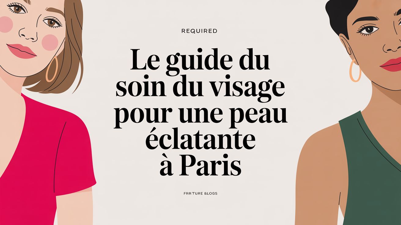Le guide du soin du visage pour une peau éclatante à Paris