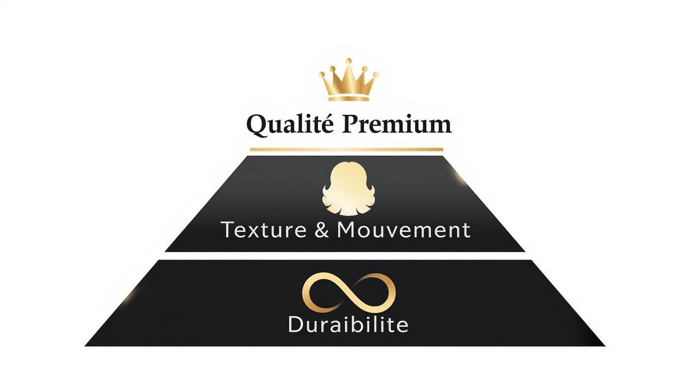 Infographic about tissage meche naturel