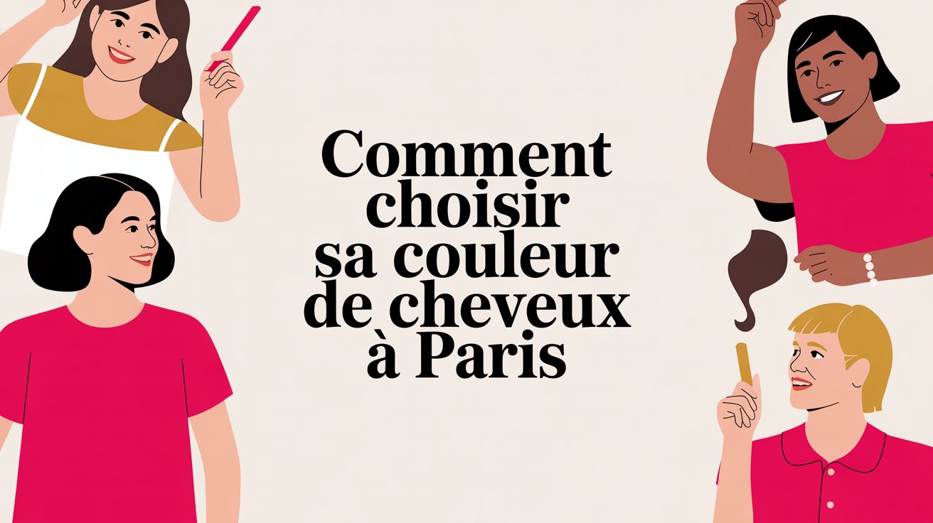 Comment choisir sa couleur de cheveux en Île-de-France