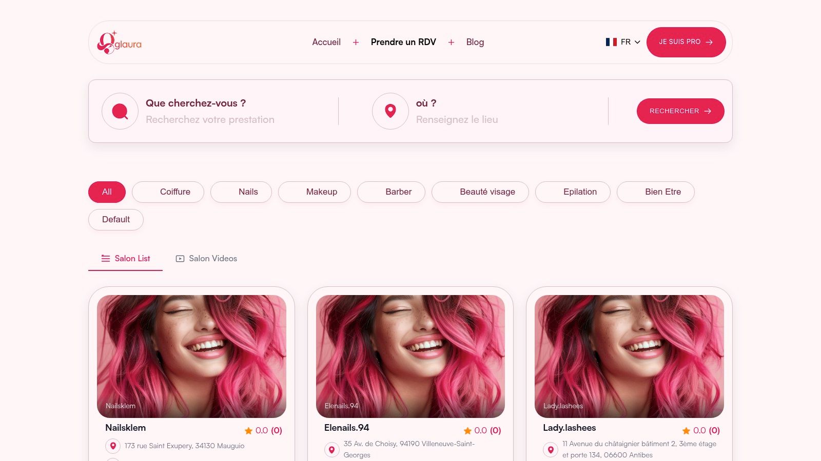 Glaura : La réservation vidéo pour voir avant de choisir