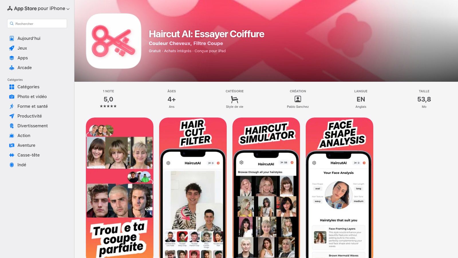 Haircut AI (App Store)