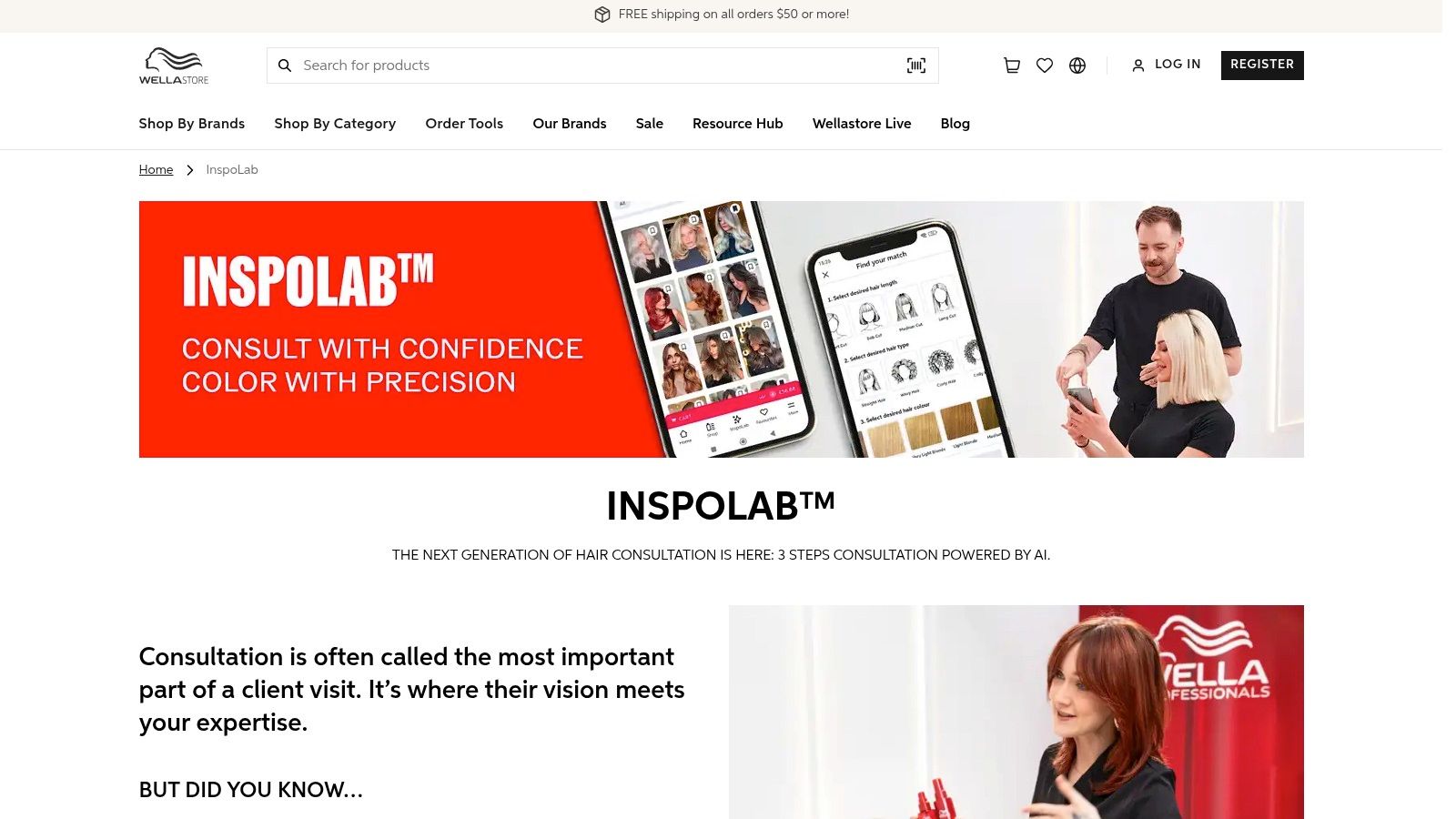 Wella Professionals – Wellastore & InspoLab