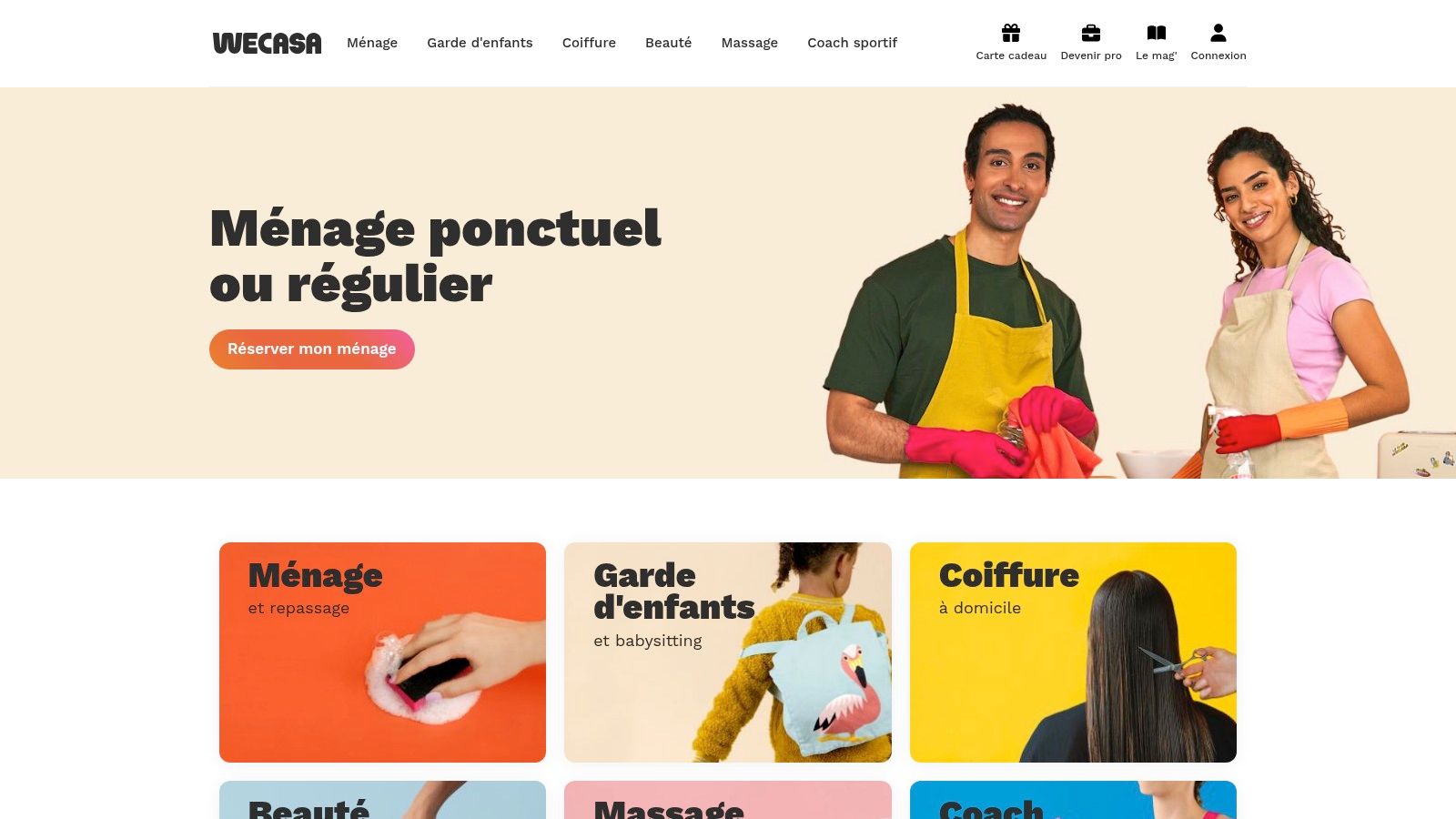 Wecasa (coiffure à domicile)