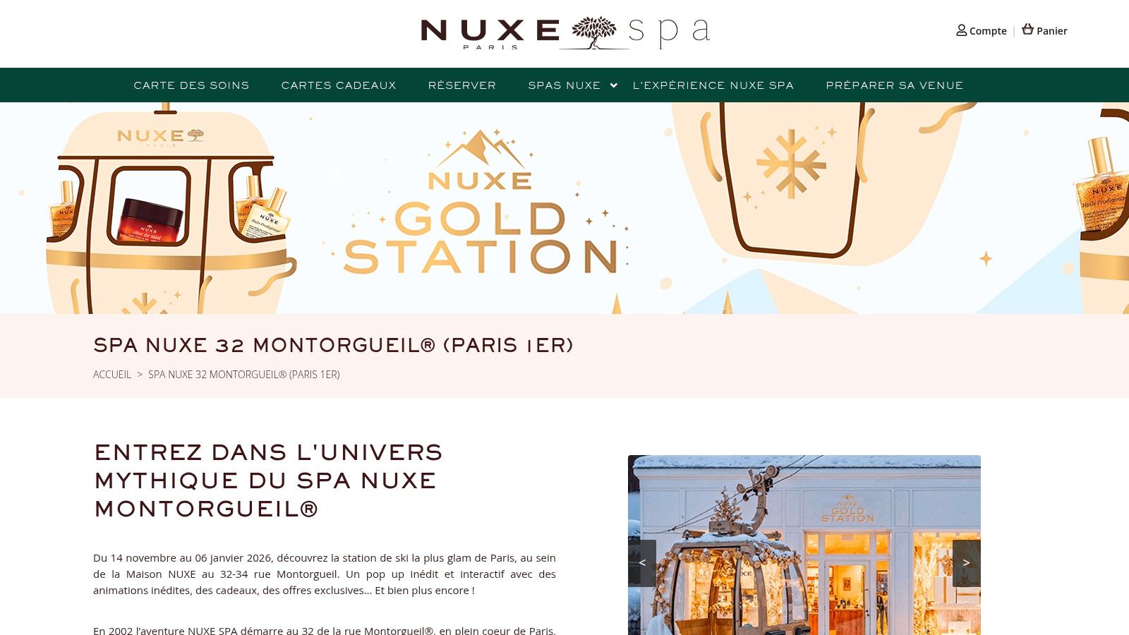 NUXE Spa Montorgueil (et autres adresses NUXE)
