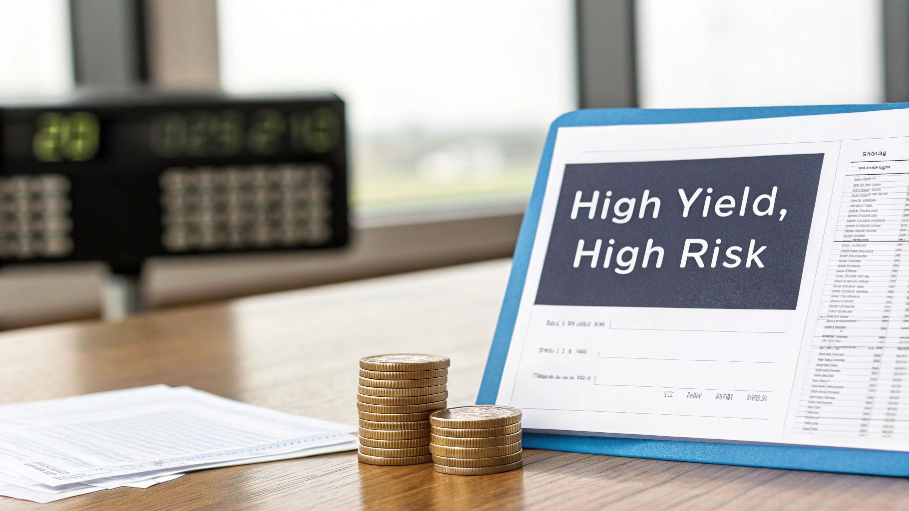 Investor reviewing stock market data on a tablet