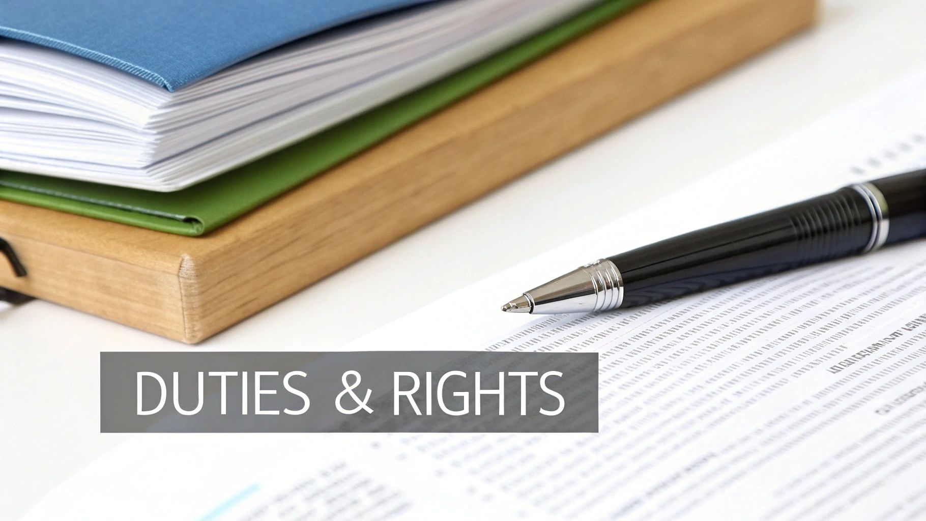 Law books and a gavel on a wooden desk, symbolizing investor rights.