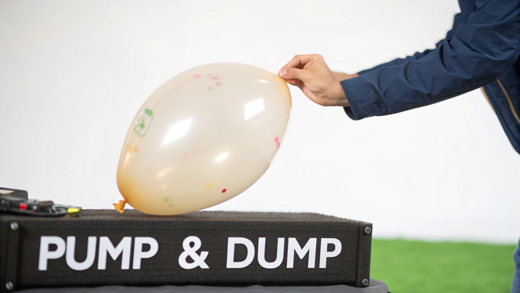 Investor reviewing stock charts on multiple screens