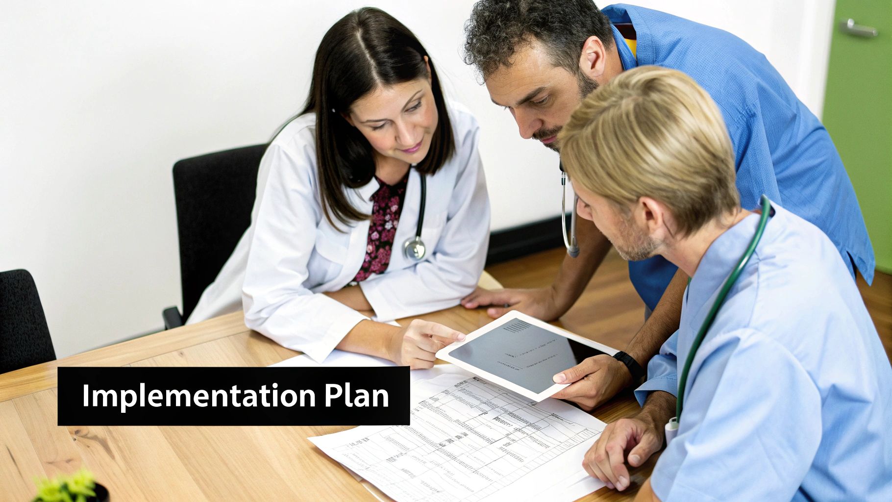 A medical professional analyzing a 3D model of a human organ on a tablet, showcasing the accessibility of web-based technology.