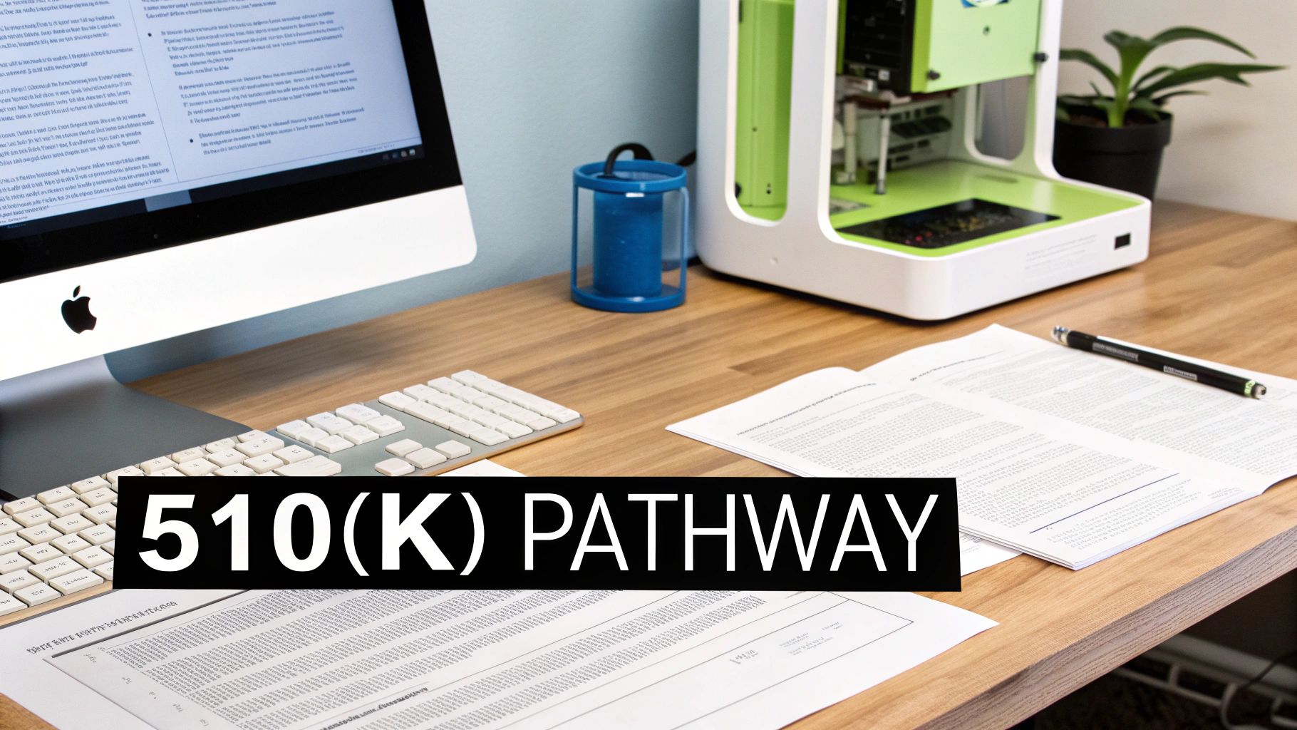 Syringes and medical vials on a table representing the FDA approval process