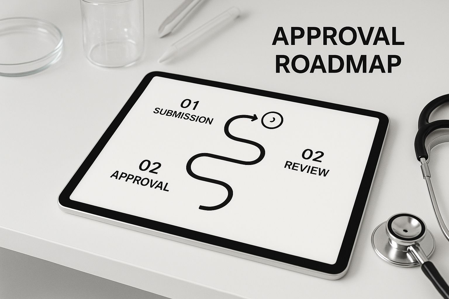 Infographic about medical device fda approval process