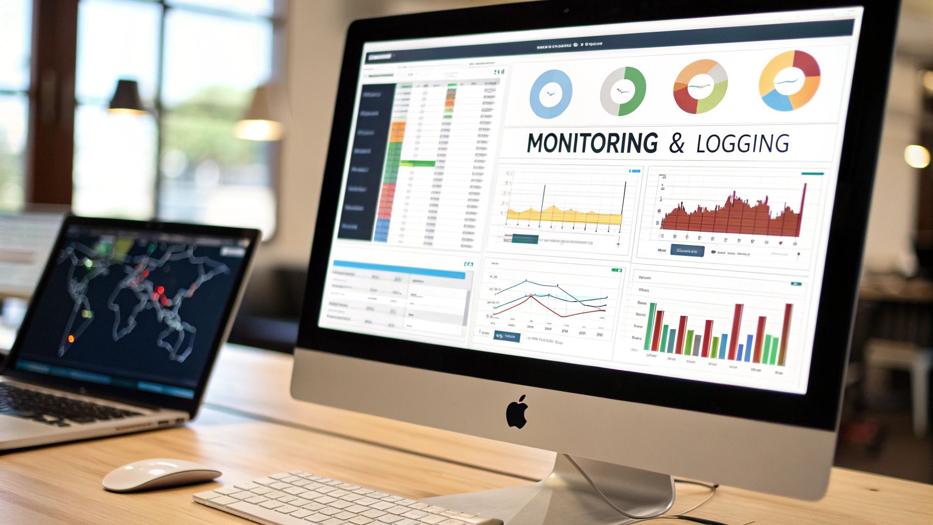 A screenshot of a Grafana dashboard showing various metrics and graphs for system monitoring.