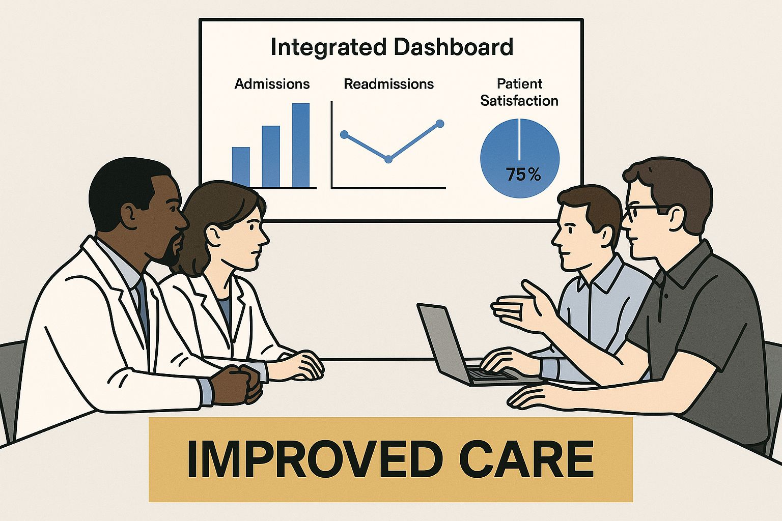 Infographic about data integration in healthcare