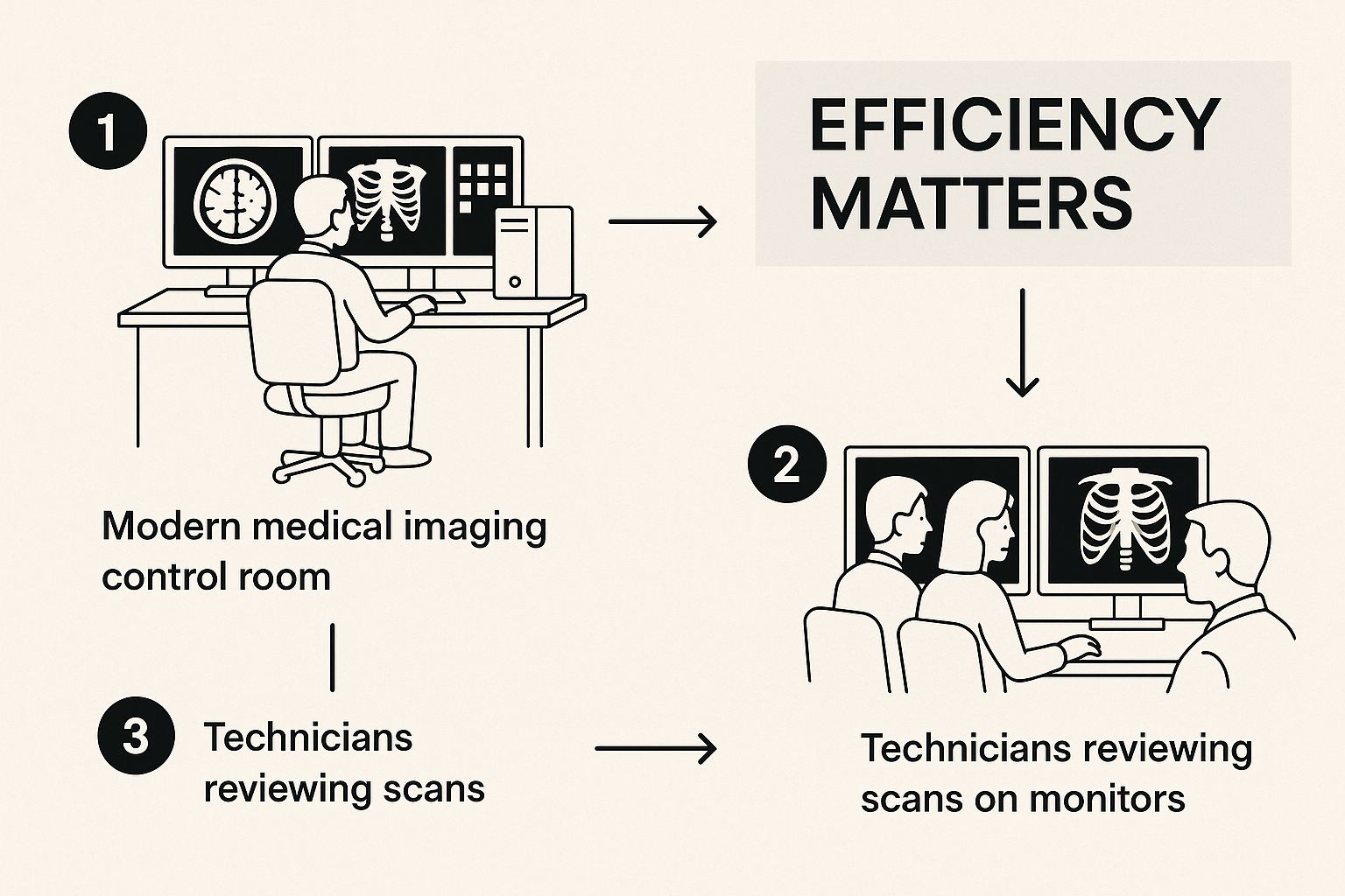 Infographic about how to improve operational efficiency