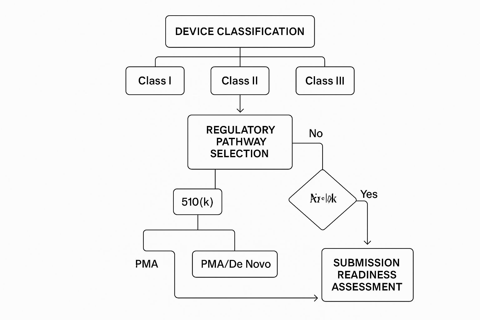 Infographic about medical device regulatory strategy