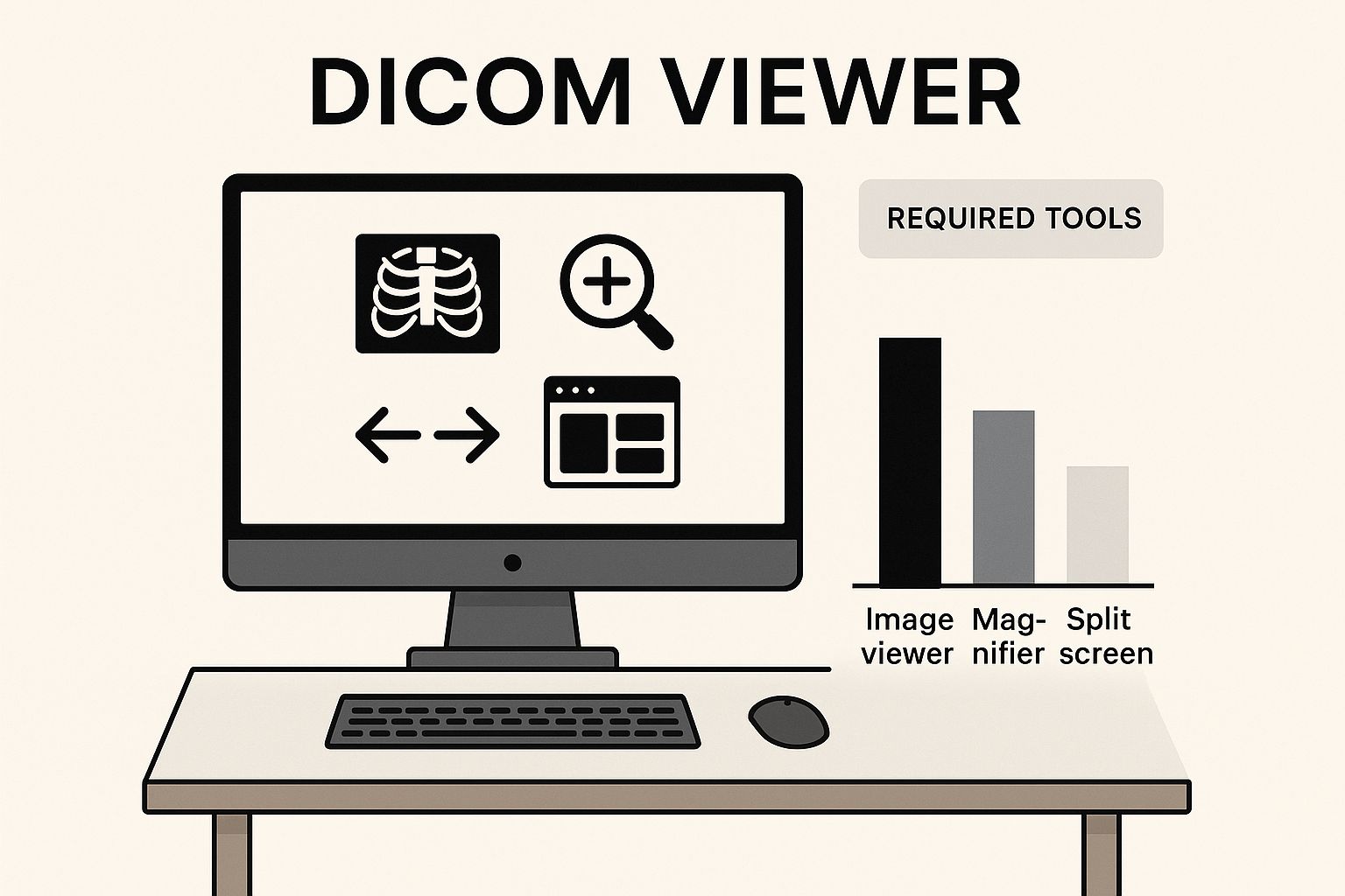 Infographic about how to open dcm file