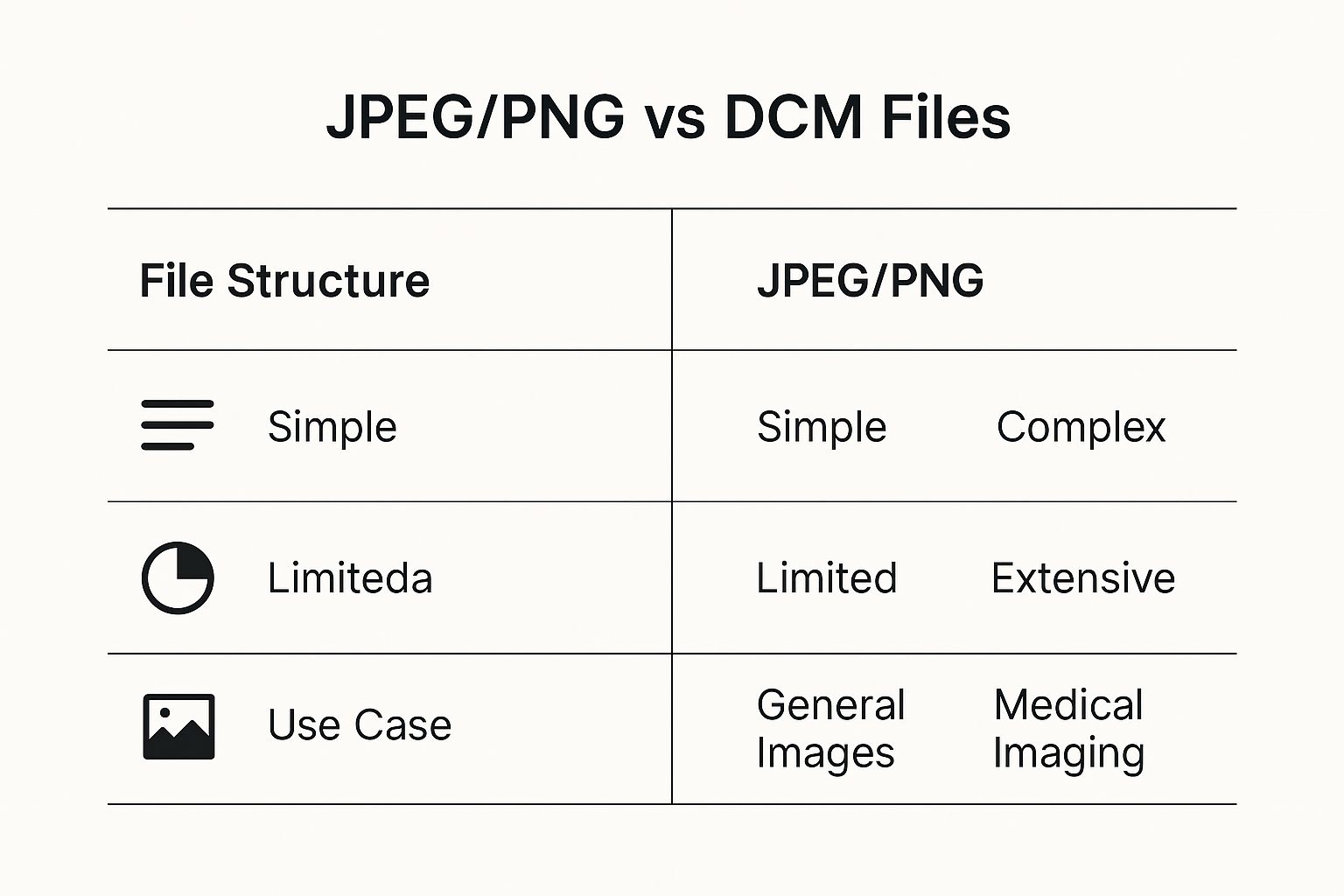 Infographic about how to open dcm file