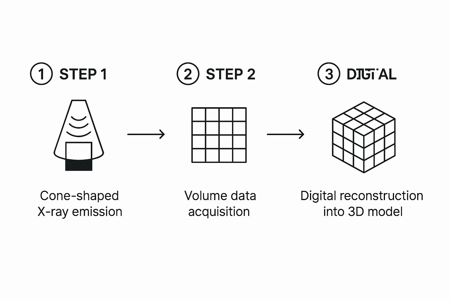 Infographic about cone beam images