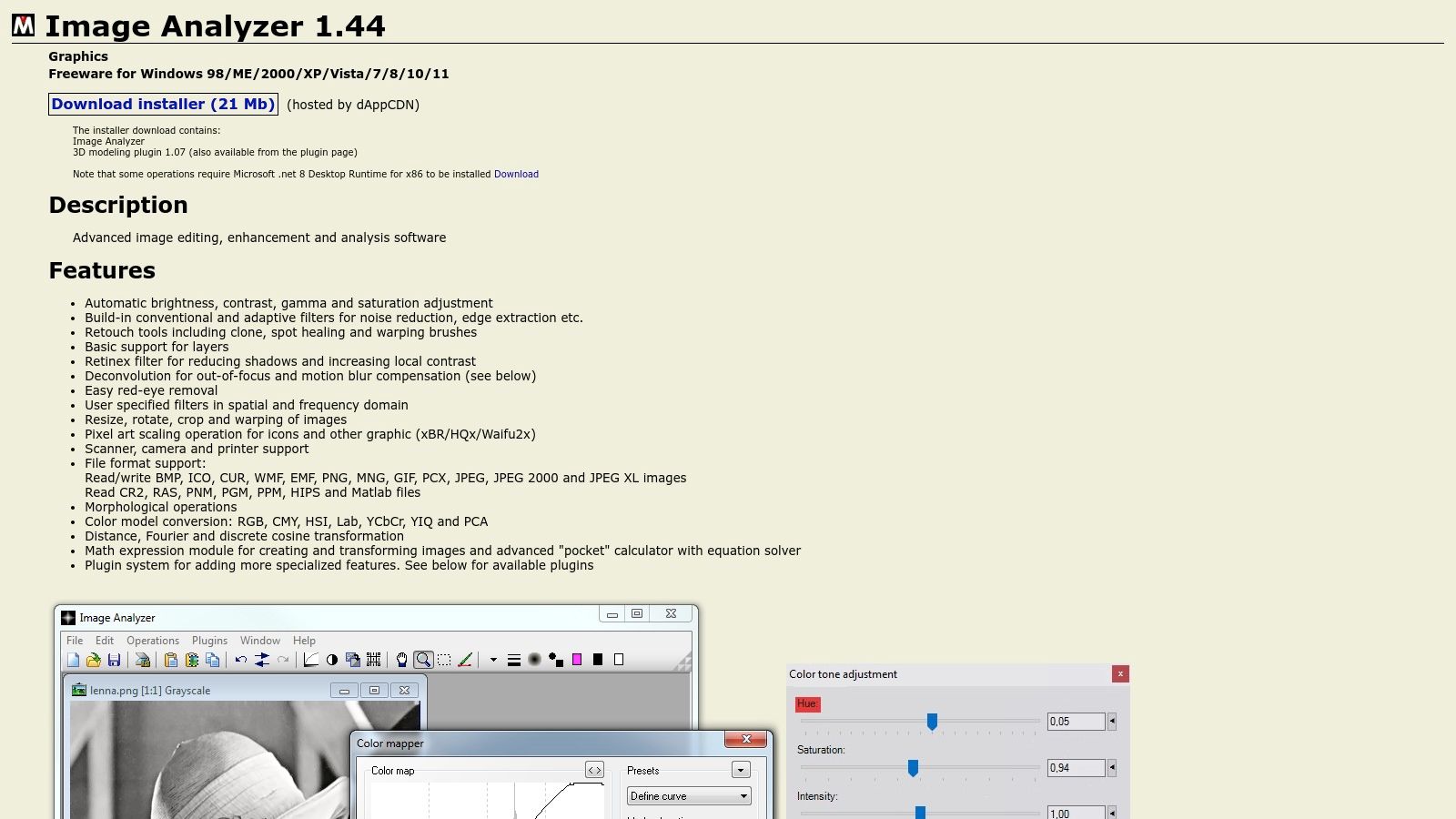 Meesoft – Image Analyzer