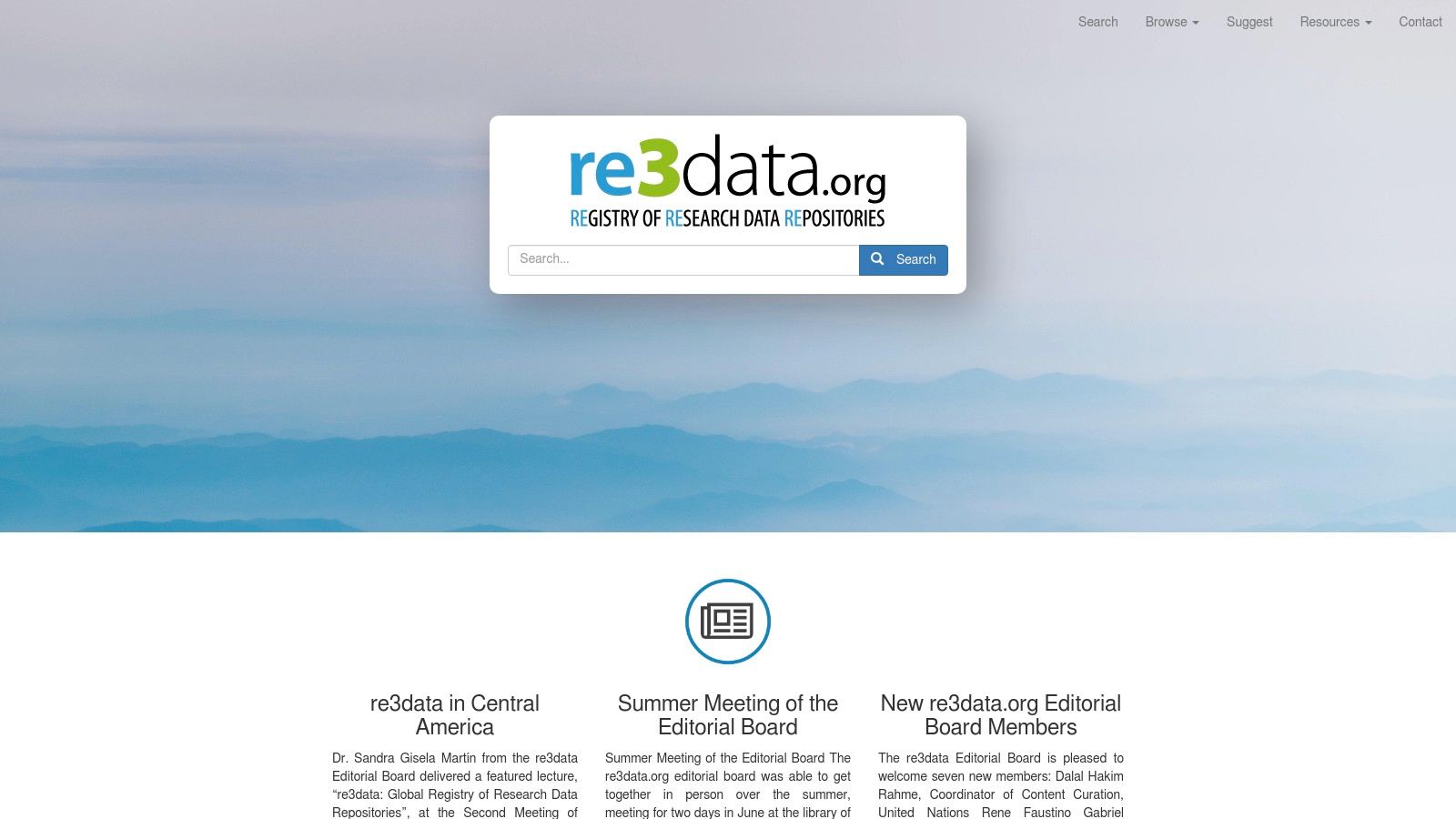 re3data (Registry of Research Data Repositories)