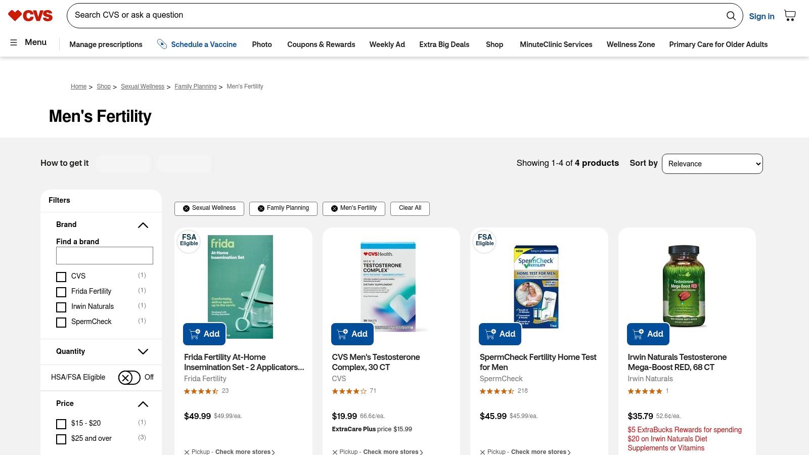 CVS Pharmacy (online)