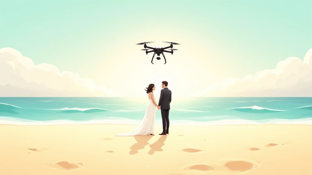 Your Guide to Wedding Drone Photography