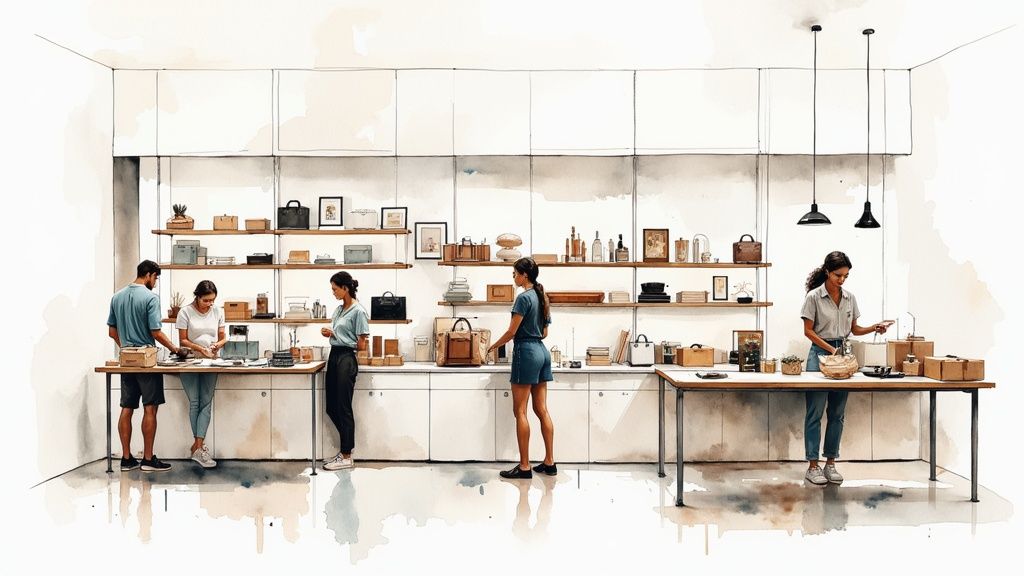 Van winkelstraat naar digitale marktplaats. Digitalique