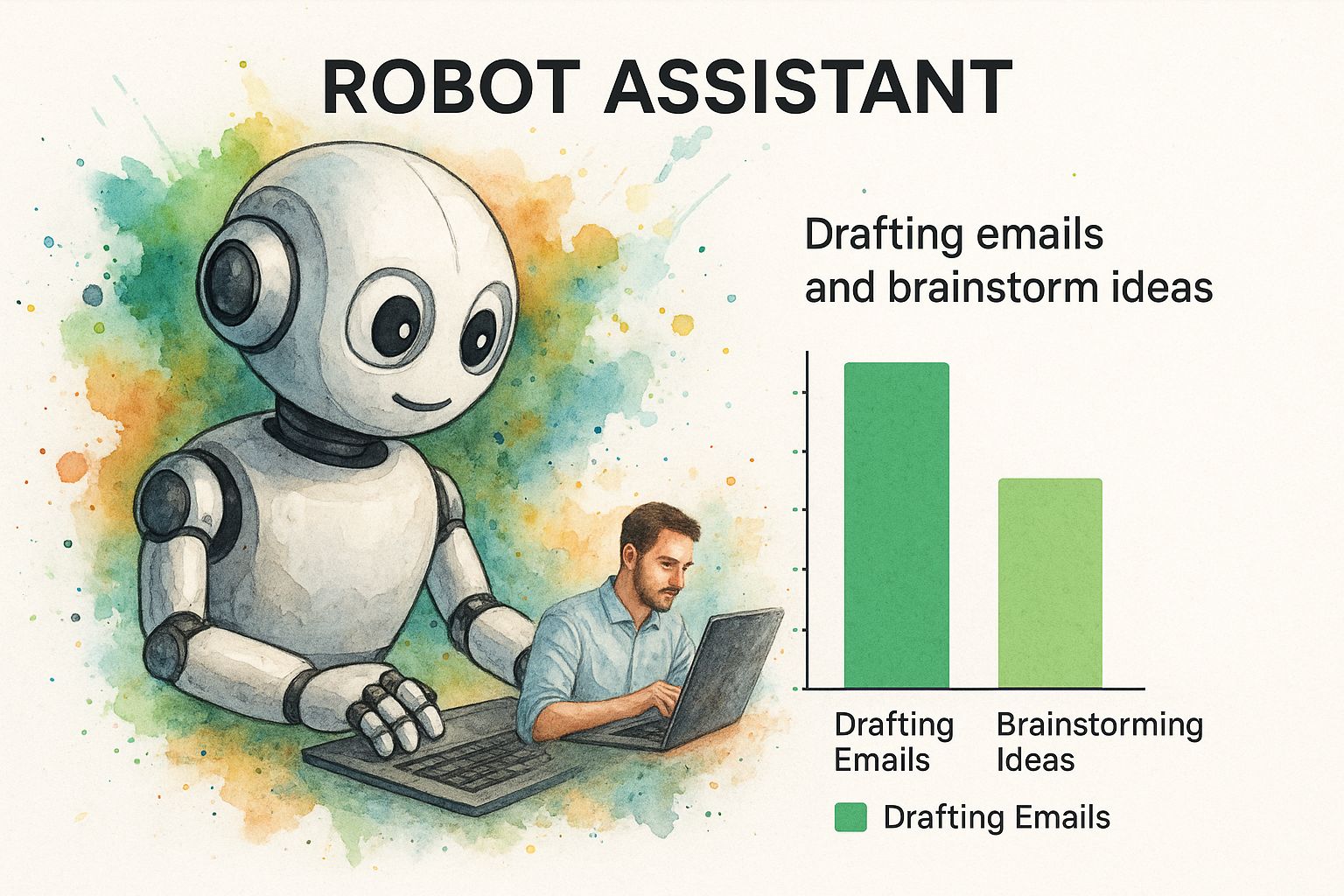 Deze infographic laat zien hoe Chat GPT werkt als digitale assistent