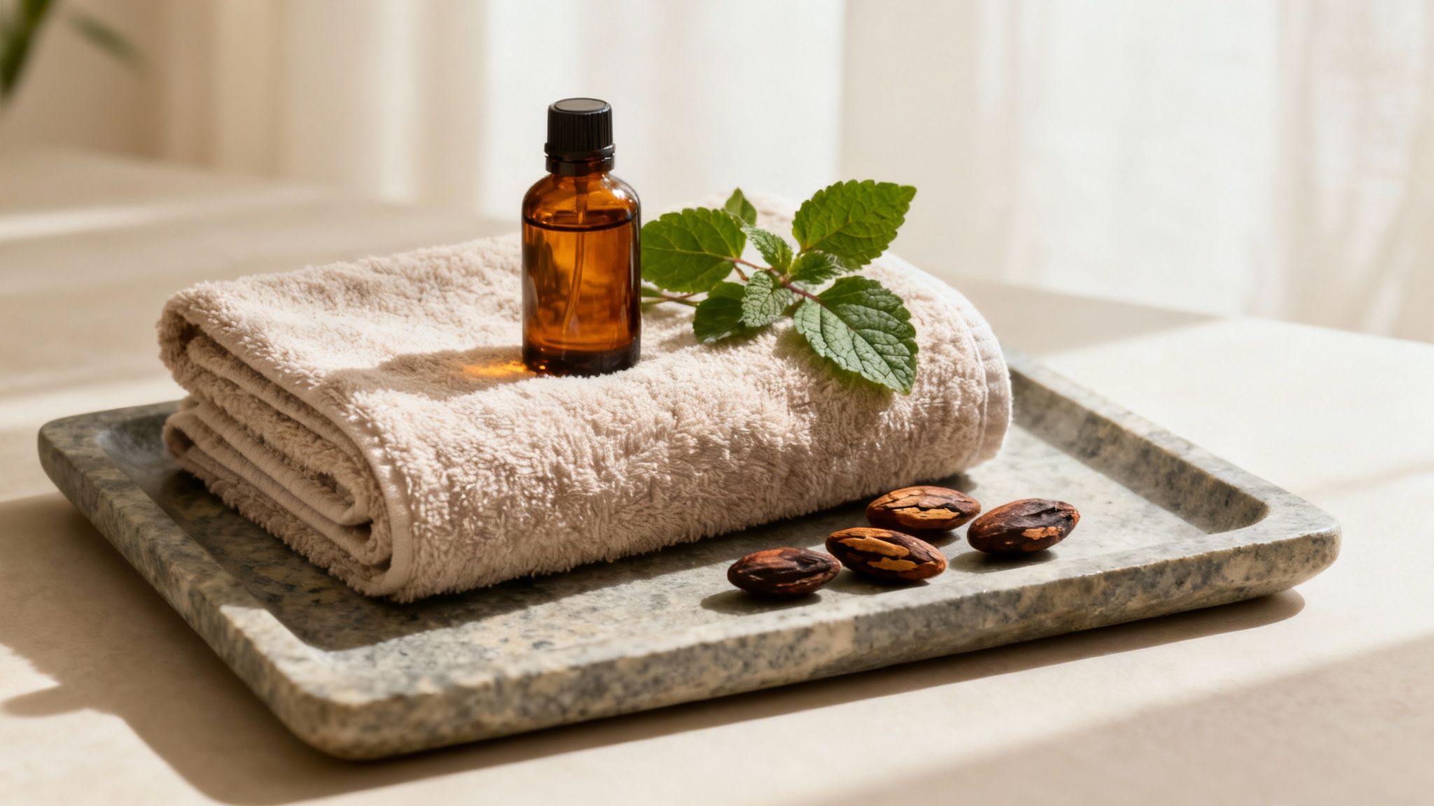 A collection of beautifully bottled luxury fragrances on a shelf.