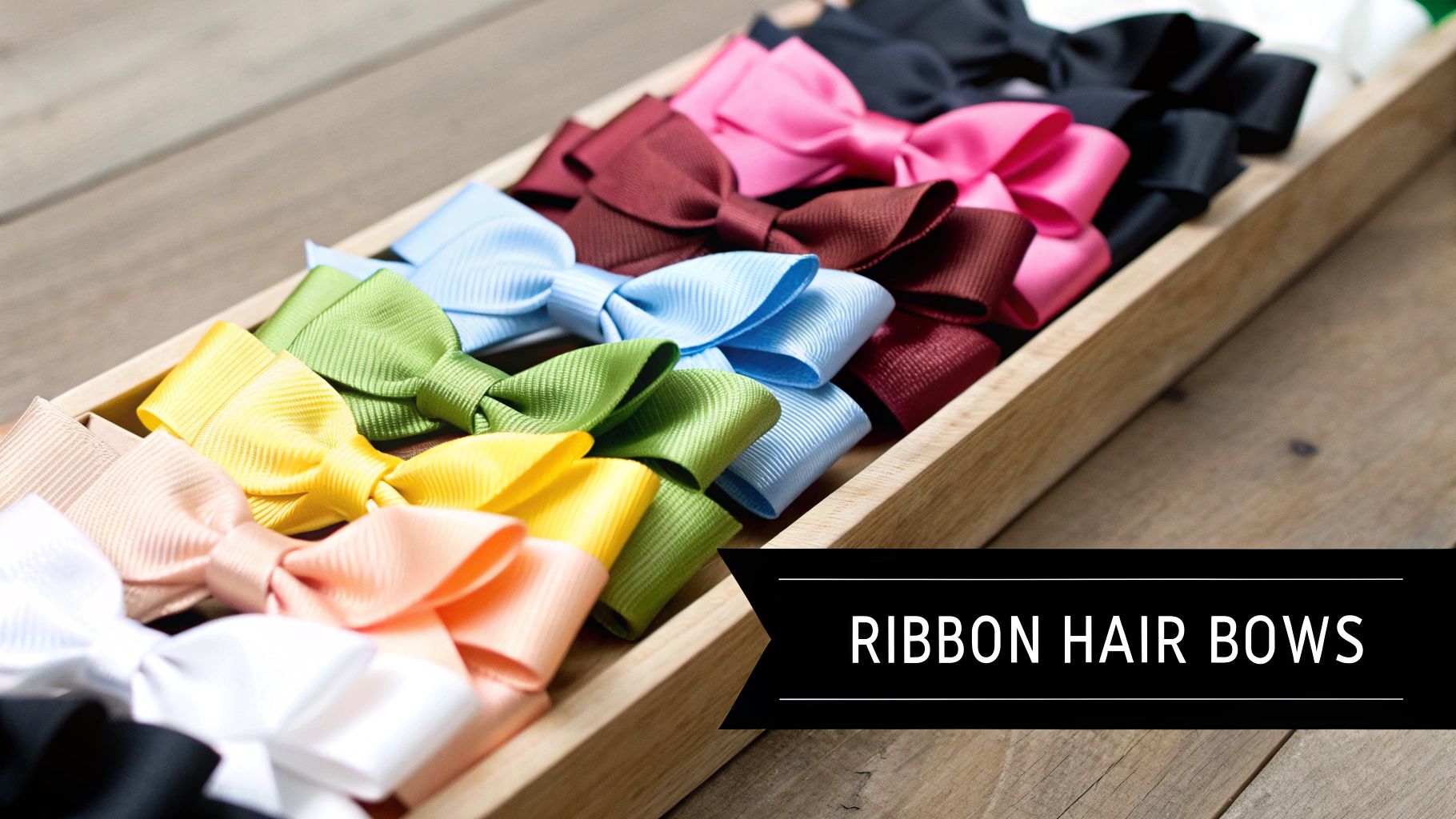 Grosgrain Ribbon Hair Bows