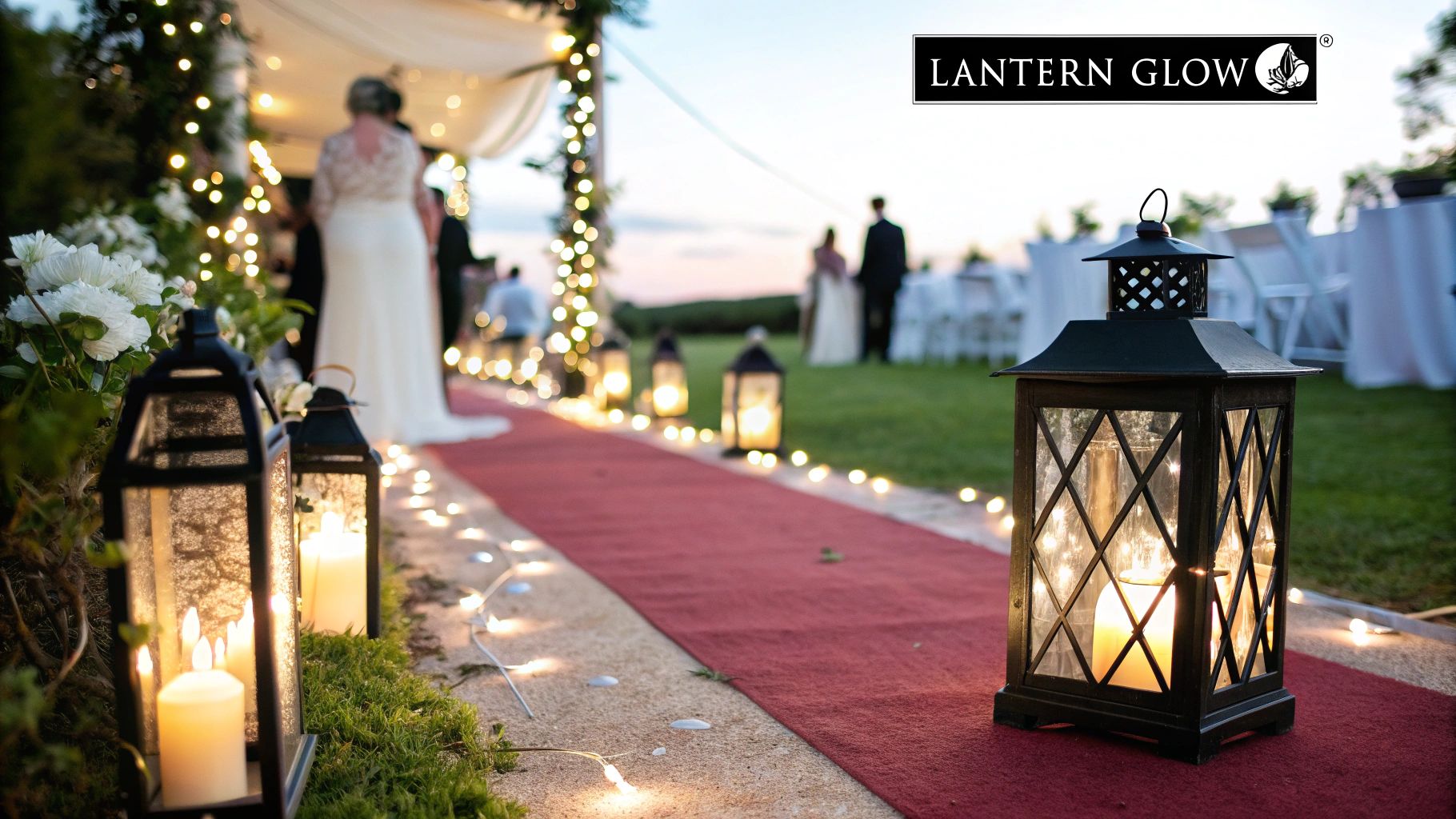 Vintage Lantern Pathway Lighting