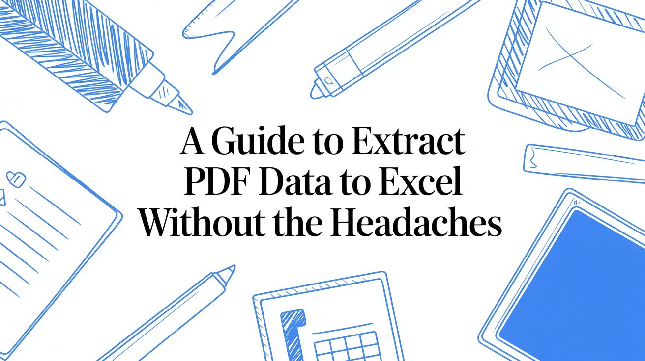 A Guide to Extract PDF Data to Excel Without The Headaches
