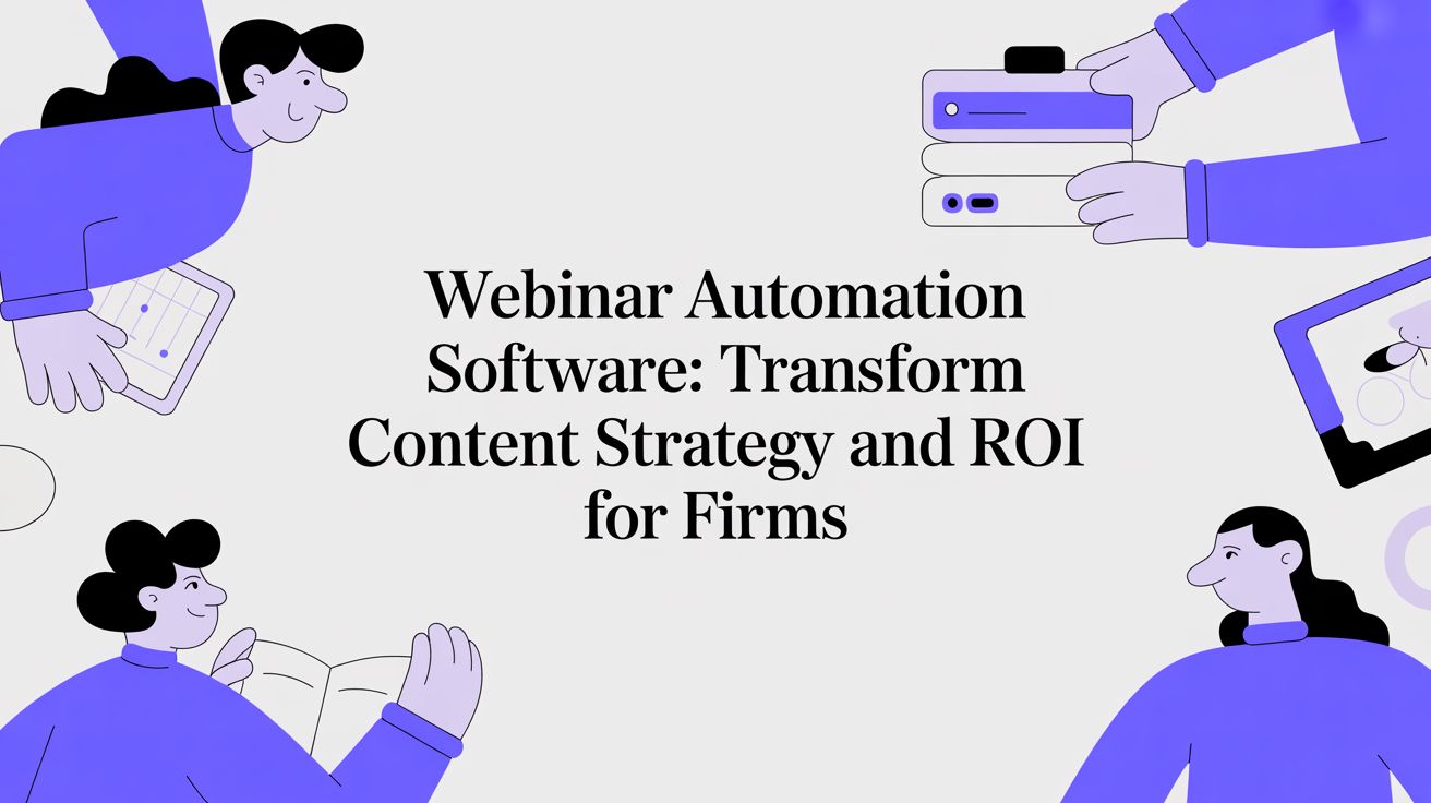Webinar Automation Software: Transform Your B2B SaaS Content Strategy and ROI