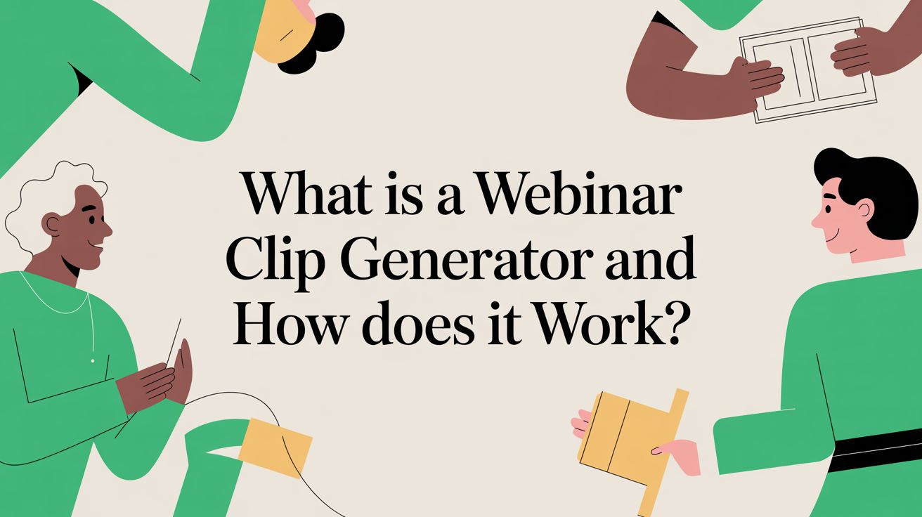 What Is a Webinar Clip Generator and How Does It Work?