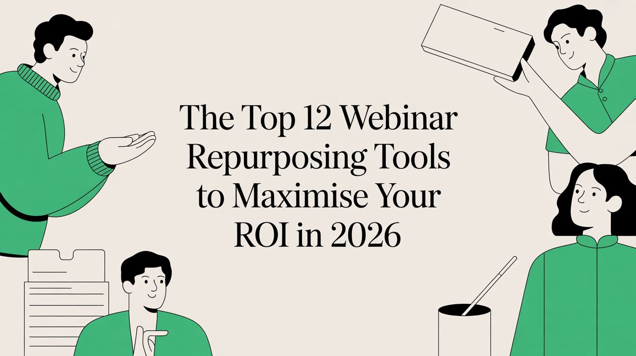 The Top 12 Webinar Repurposing Tools to Maximise Your ROI in 2026