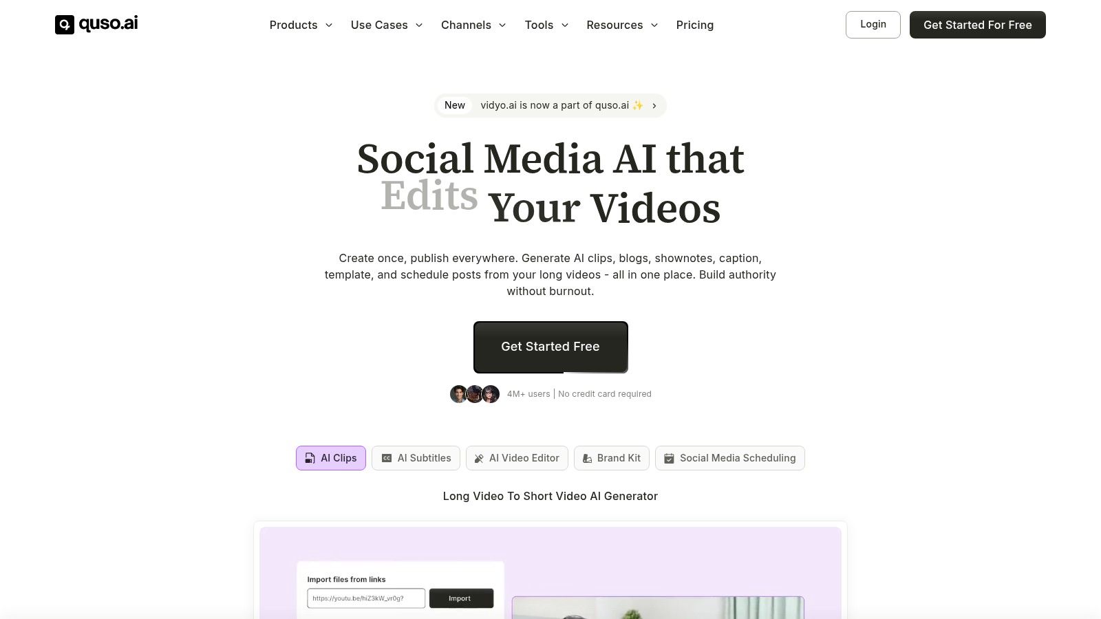 Quso.ai (formerly vidyo.ai)